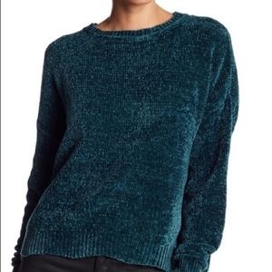 Romeo + Juliet | Green Chenille Sweater